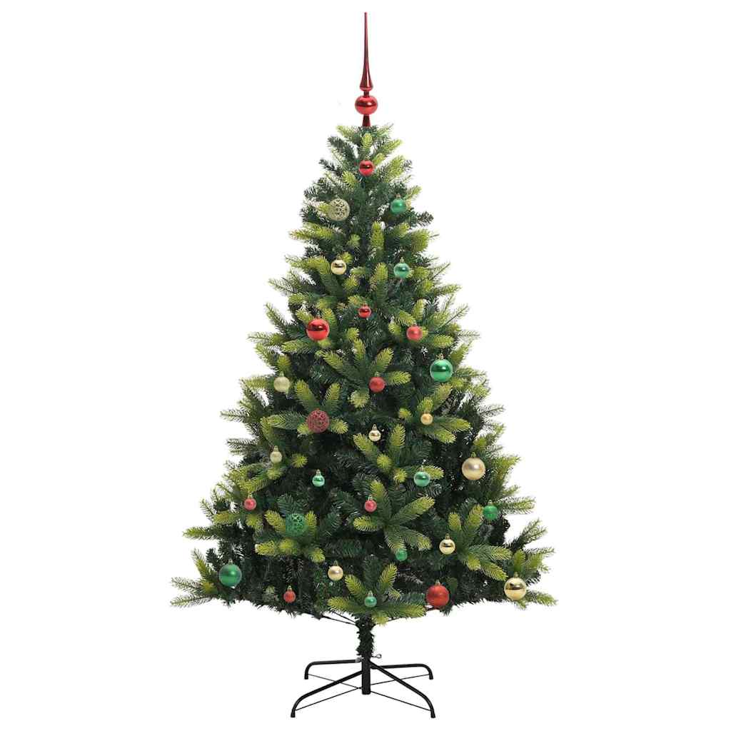 Umjetno rasklopivo božićno drvce 150 LED-a Zelena 150 cm