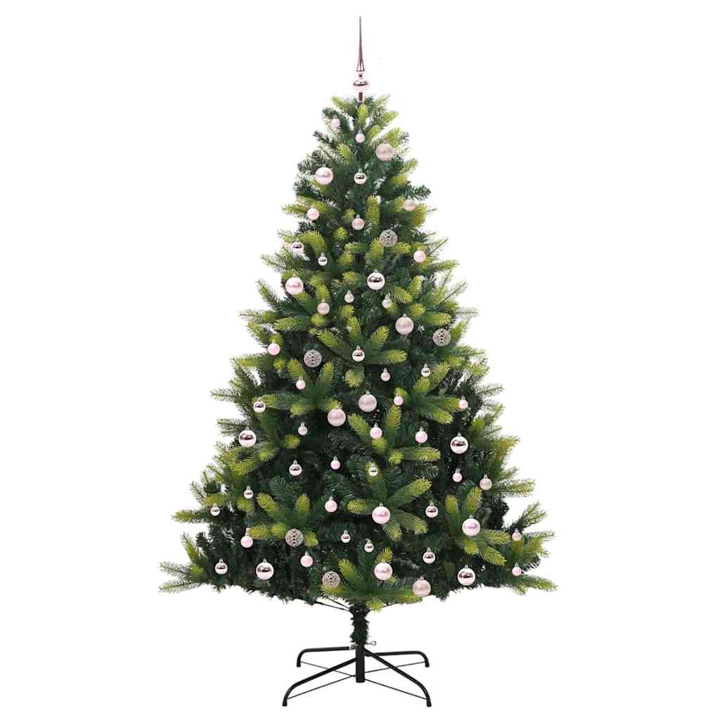 Umjetno savitljivo božićno drvce s 300 LED dioda Zelena 240 cm