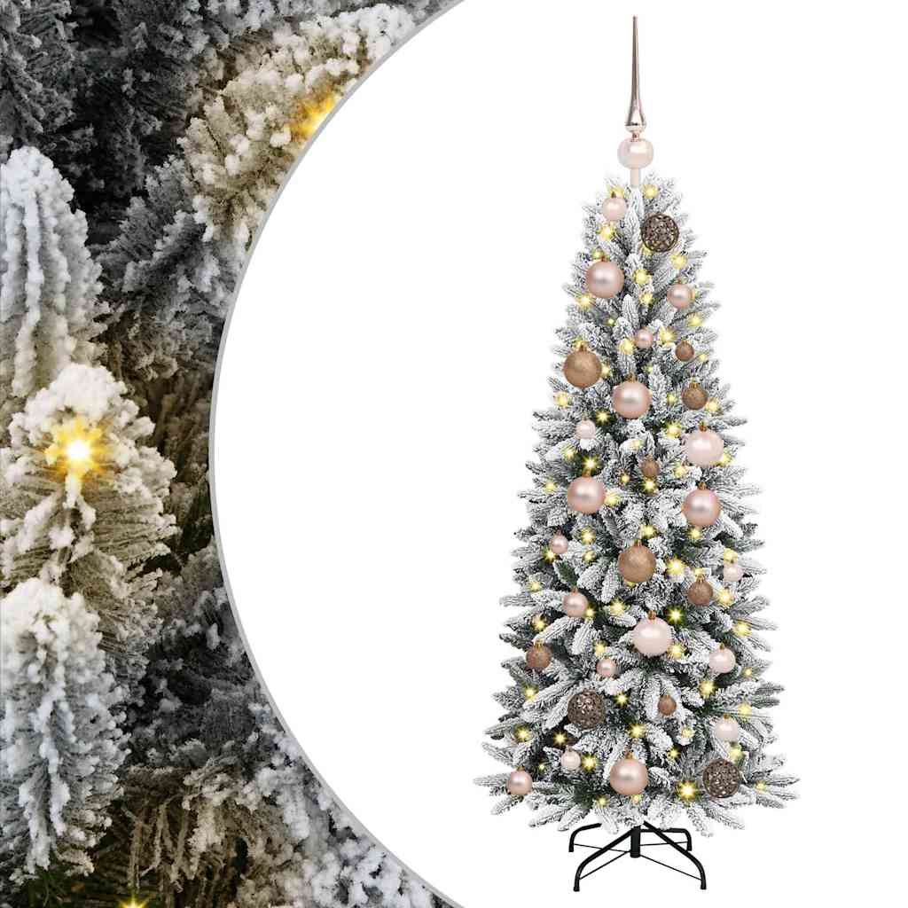 Umjetno božićno drvce Bijelo 120 cm PVC i Plastika i Čelik i PE
