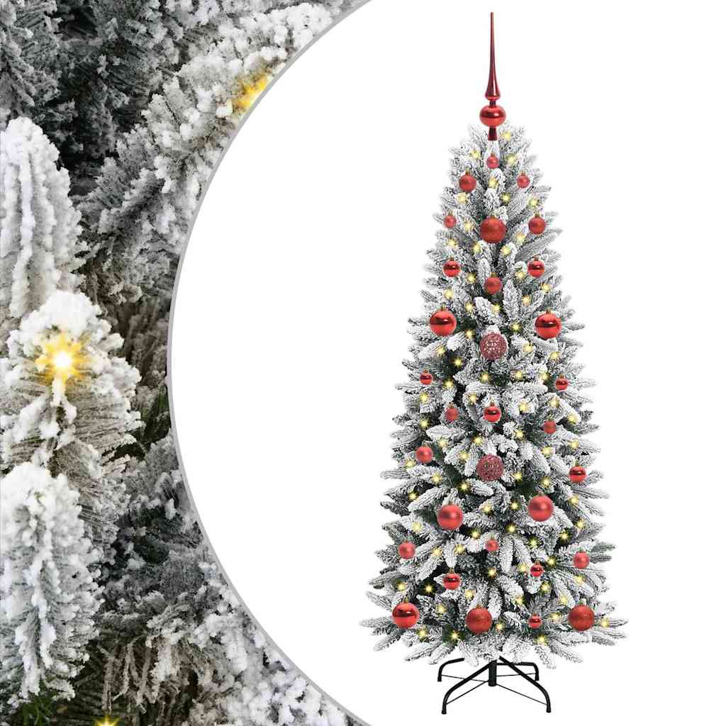 Umjetno božićno drvce Bijelo 120 cm PVC i Plastika i Čelik i PE
