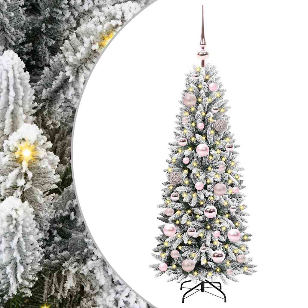 Umjetno božićno drvce Bijelo 120 cm PVC i Plastika i Čelik i PE