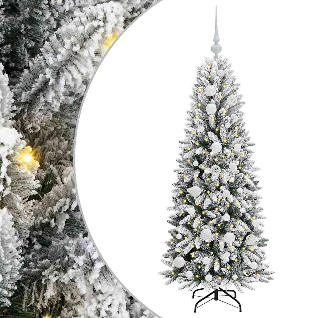 Umjetno božićno drvce Bijelo 120 cm PVC i Plastika i Čelik i PE