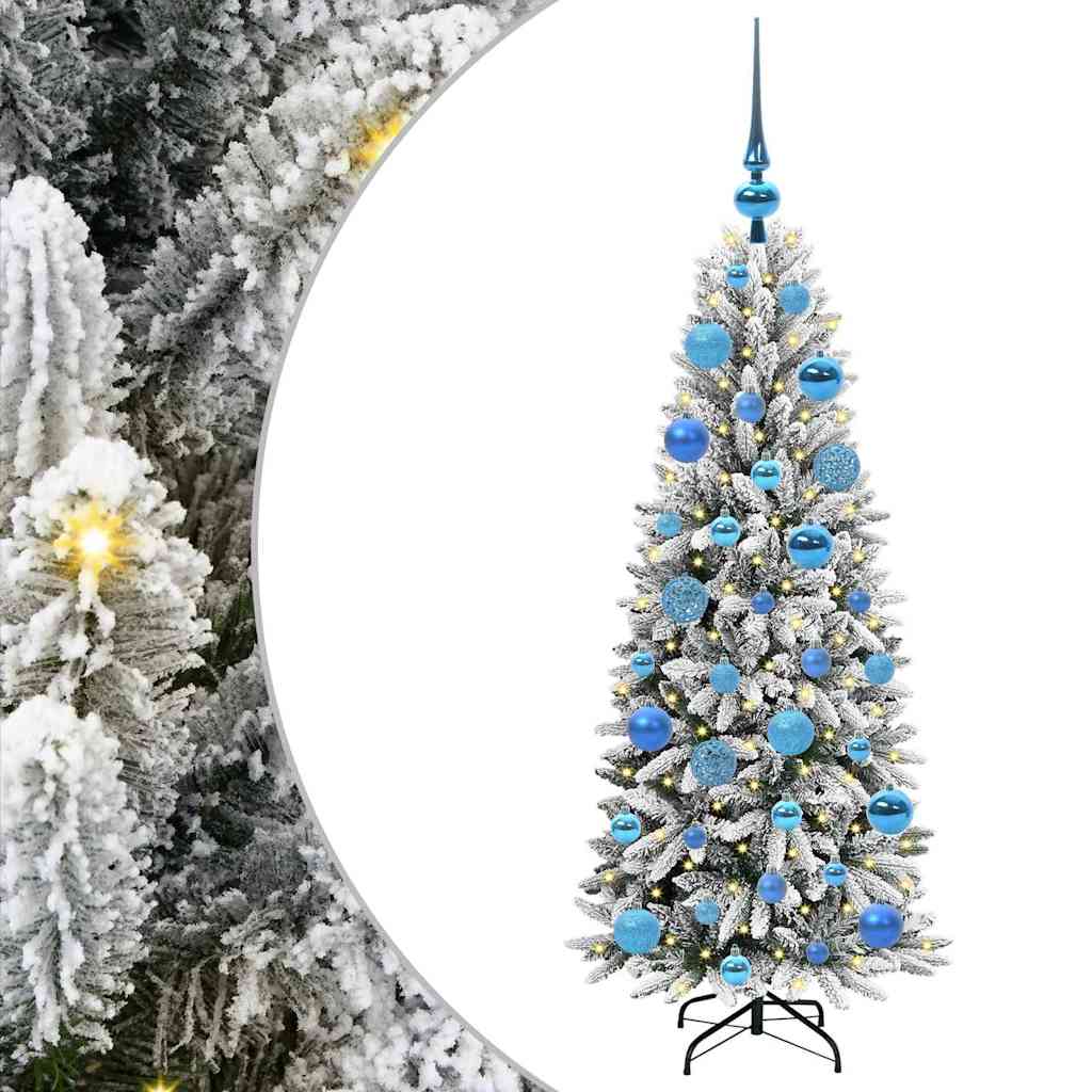 Umjetno božićno drvce Bijelo 120 cm PVC i Plastika i Čelik i PE