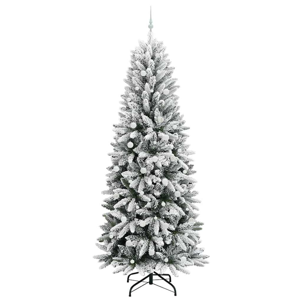 Umjetno božićno drvce Bijela 240 cm PVC, plastika, čelik i PE