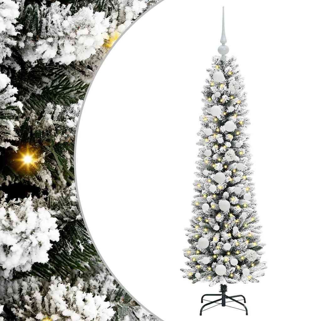 Umjetno božićno drvce Bijela 120 cm PVC i Metal i Plastika