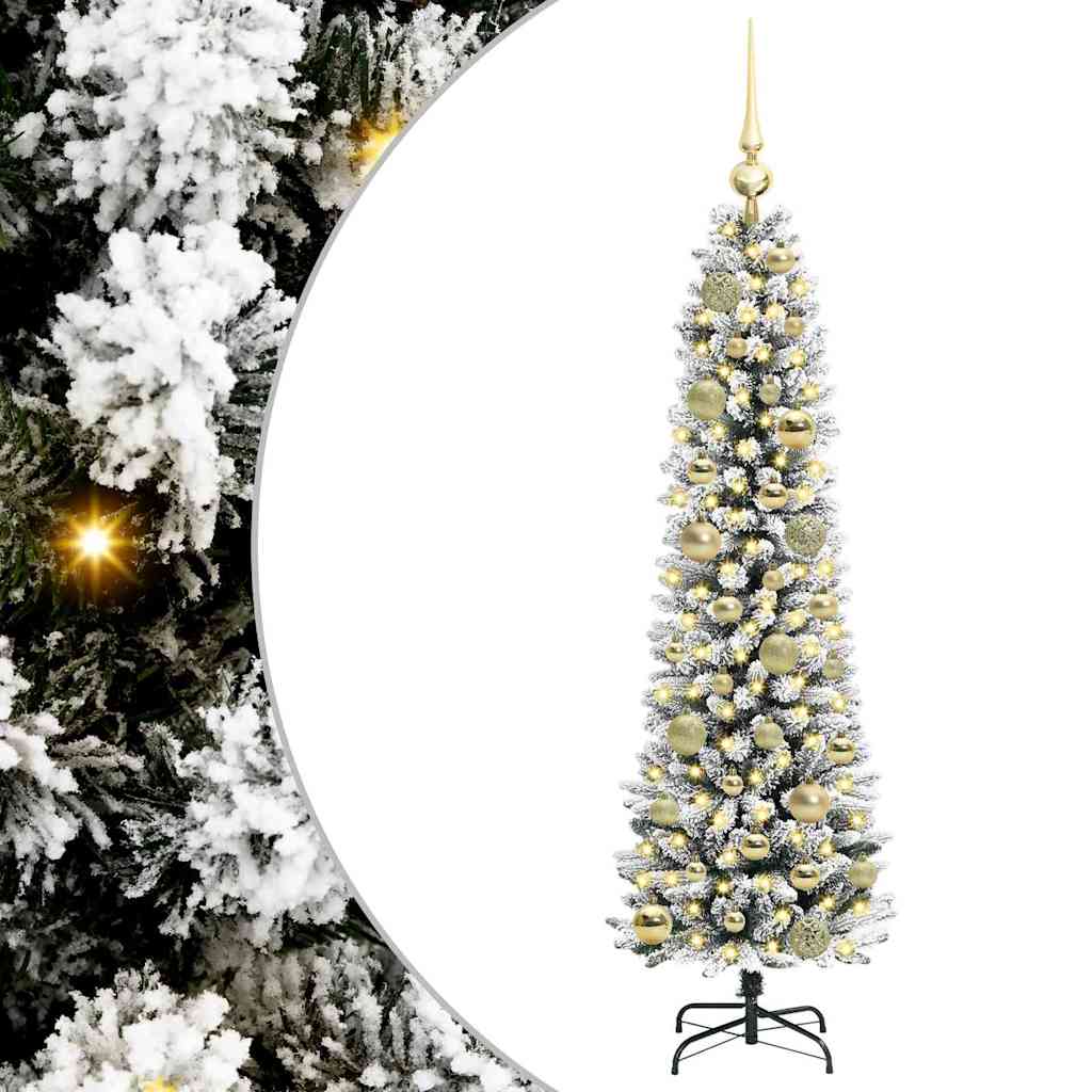 Umjetno božićno drvce Bijela 120 cm PVC i Metal i Plastika