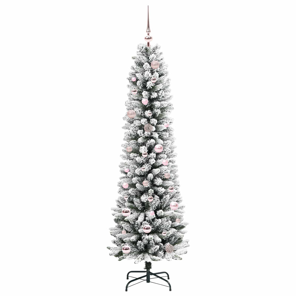 Umjetno božićno drvce Bijela 150 cm PVC i Metal i Plastika