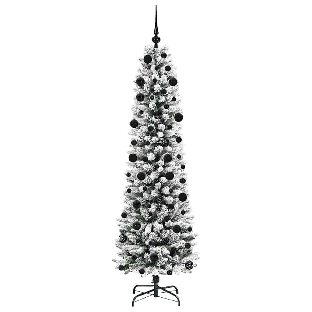 Umjetno božićno drvce Bijelo 210 cm PVC i Metal i Plastika