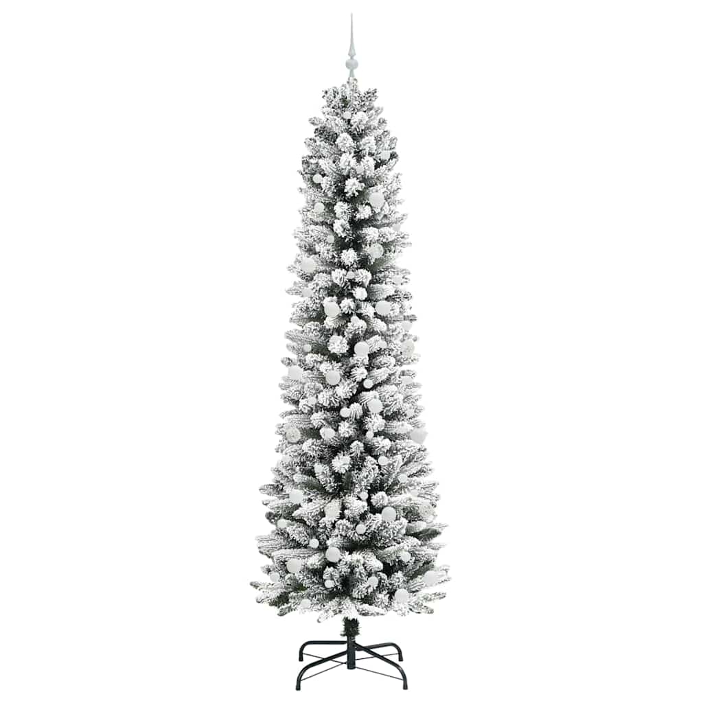 Umjetno božićno drvce Bijela 240 cm PVC i Metal i Plastika