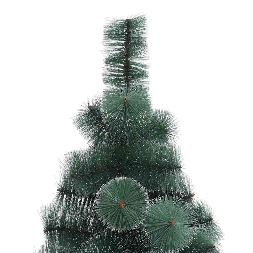 Umjetno božićno drvce s lampicama i setom ukrasa Zelena 210 cm