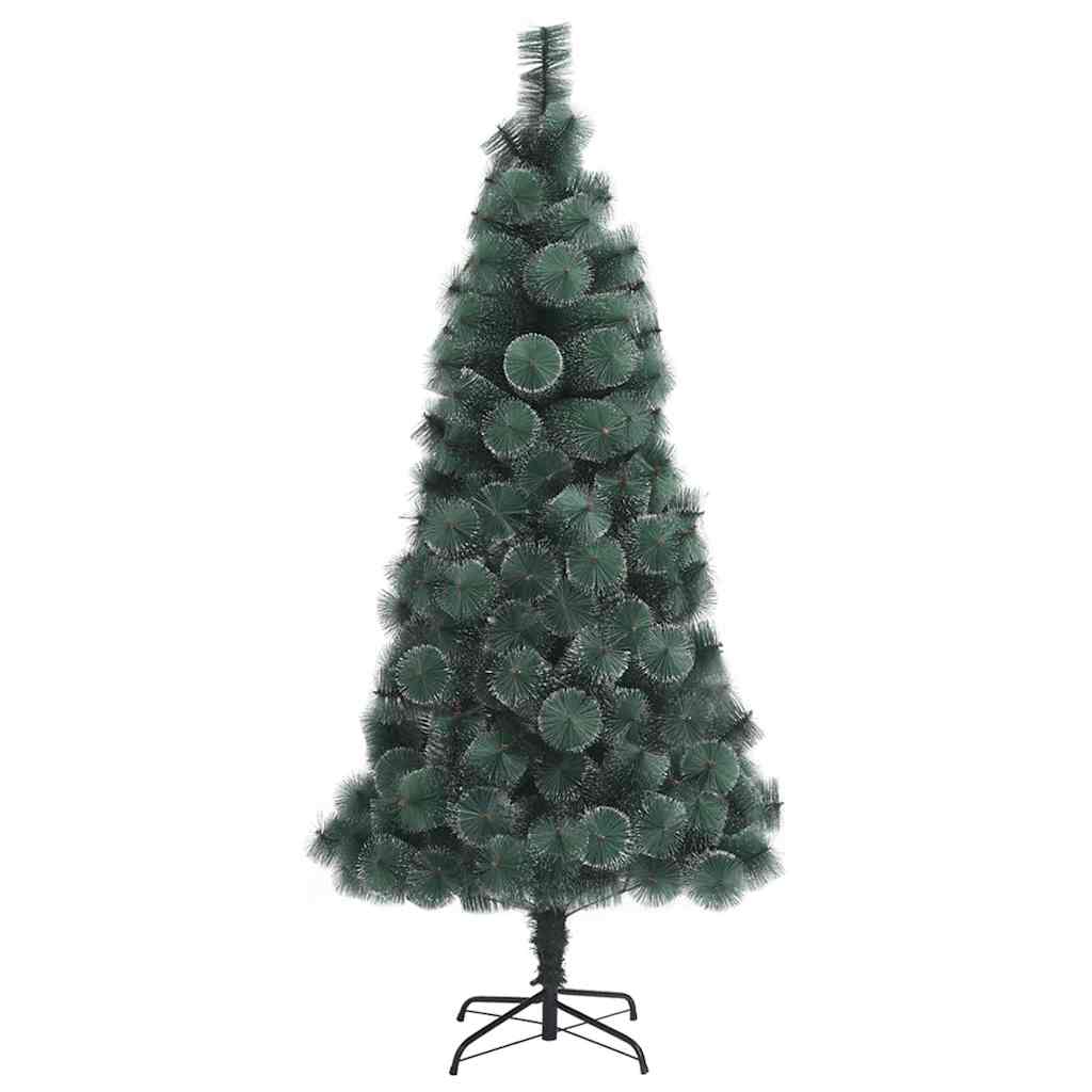 Umjetno predloženo božićno drvce s setom kuglica Zelena 240 cm