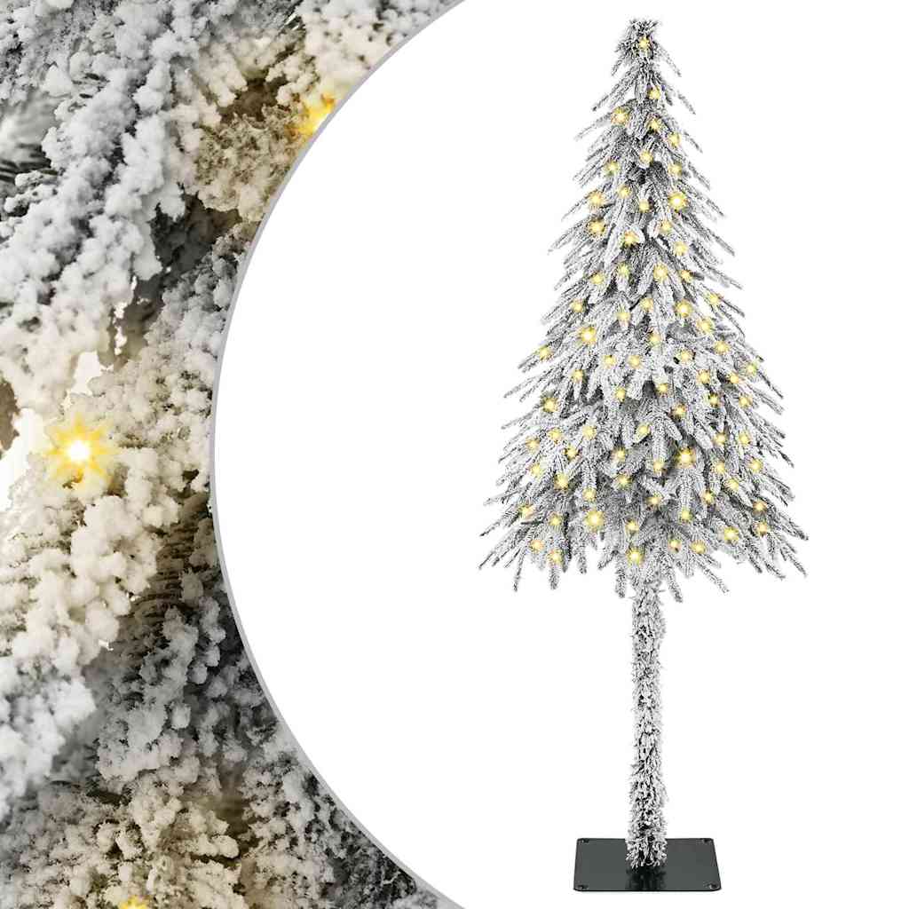 Božićno drvce s 150 LED svjetlima Bijelo 120 cm PE i čelik