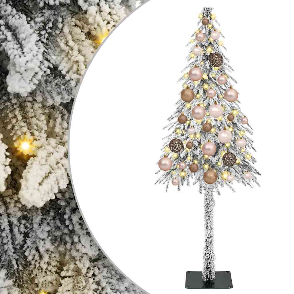 Božićno drvce s 150 LED svjetlima Bijelo 120 cm PE i čelik