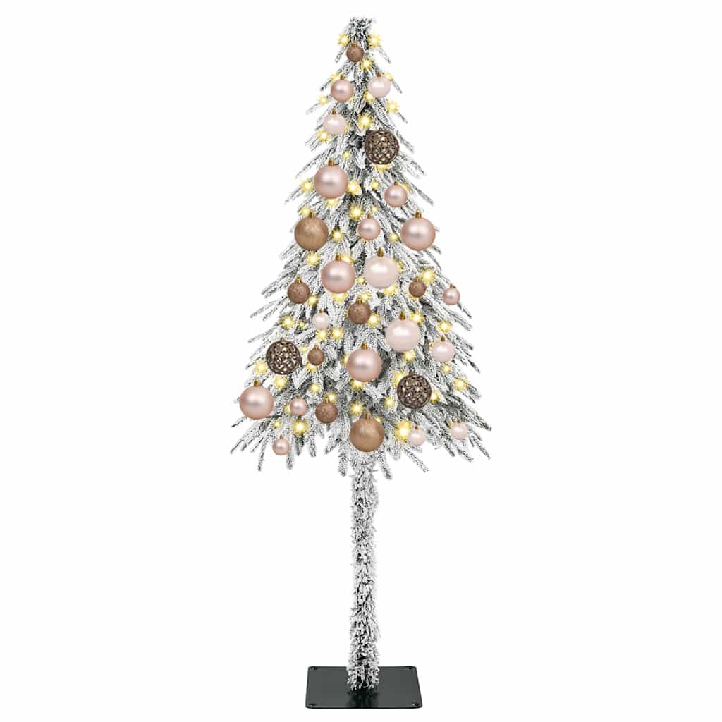 Božićno drvce s 150 LED svjetlima Bijelo 120 cm PE i čelik