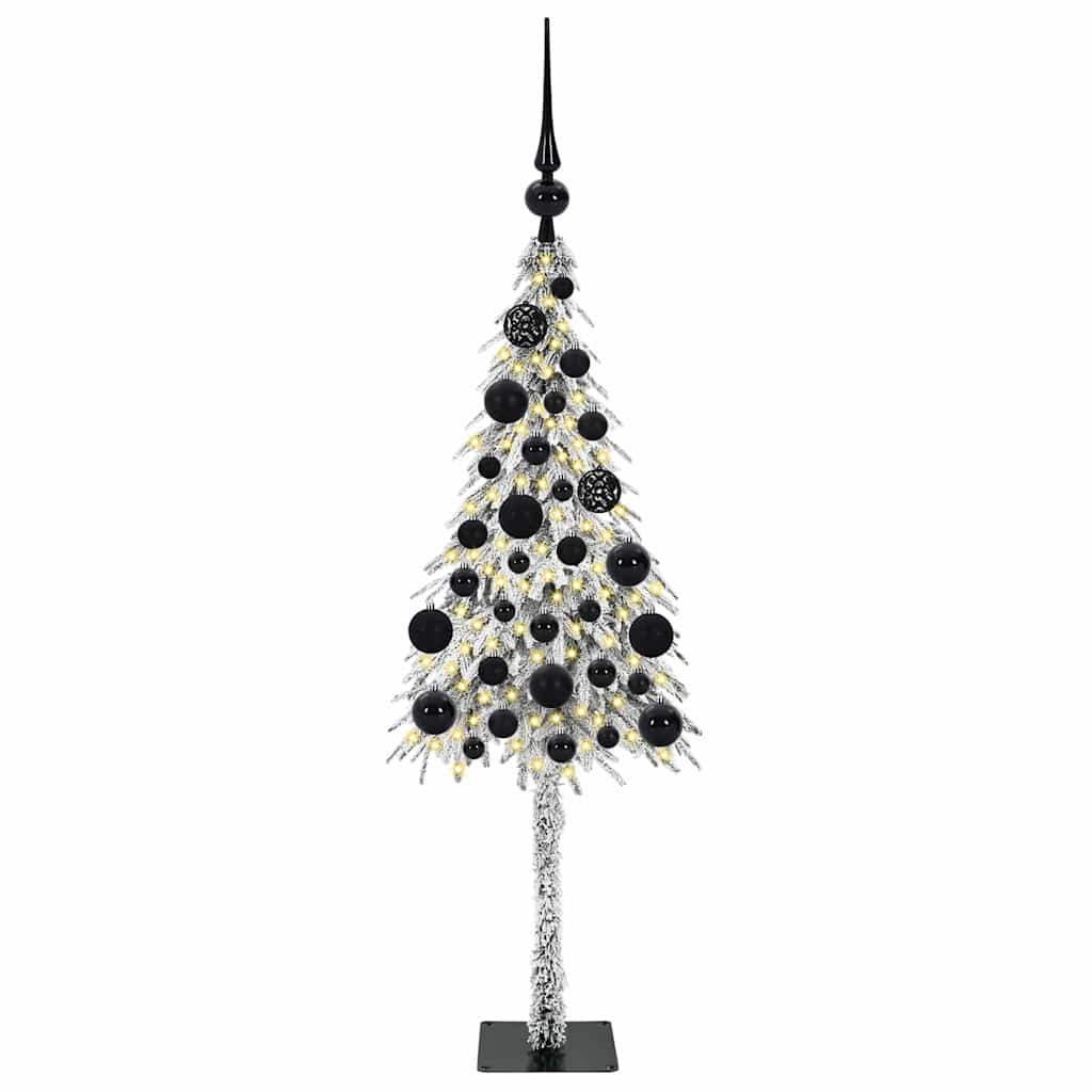Božićno drvce s 150 LED svjetlima Bijelo 120 cm PE i čelik