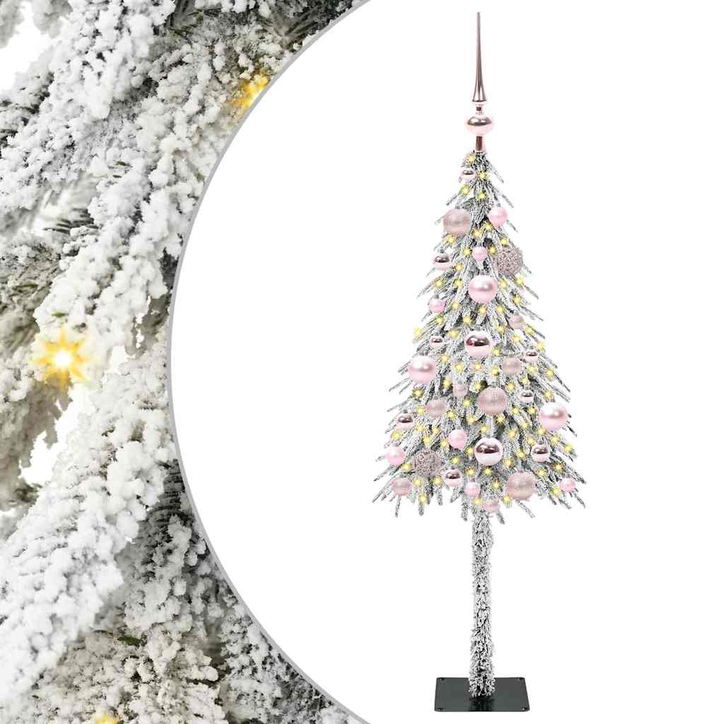 Božićno drvce s 150 LED svjetlima Bijelo 120 cm PE i čelik