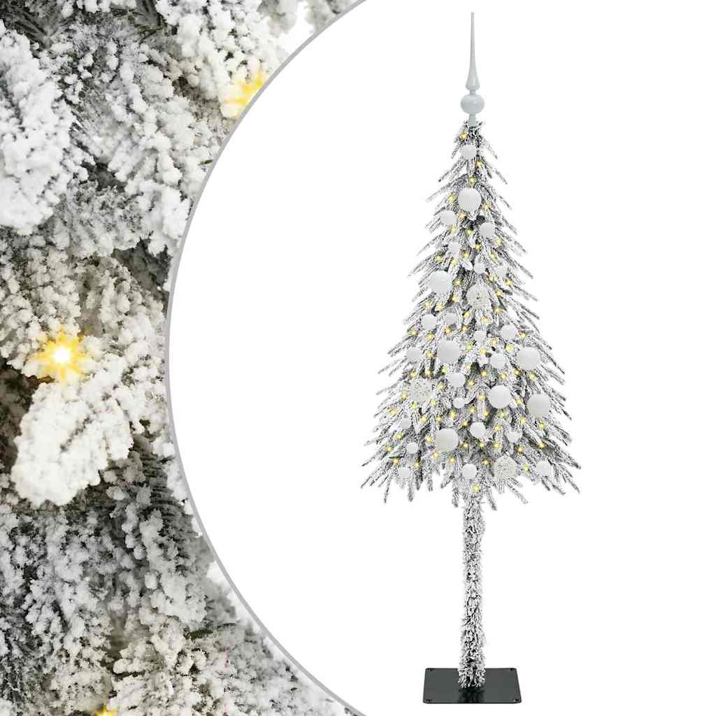 Božićno drvce s 150 LED svjetlima Bijelo 120 cm PE i čelik