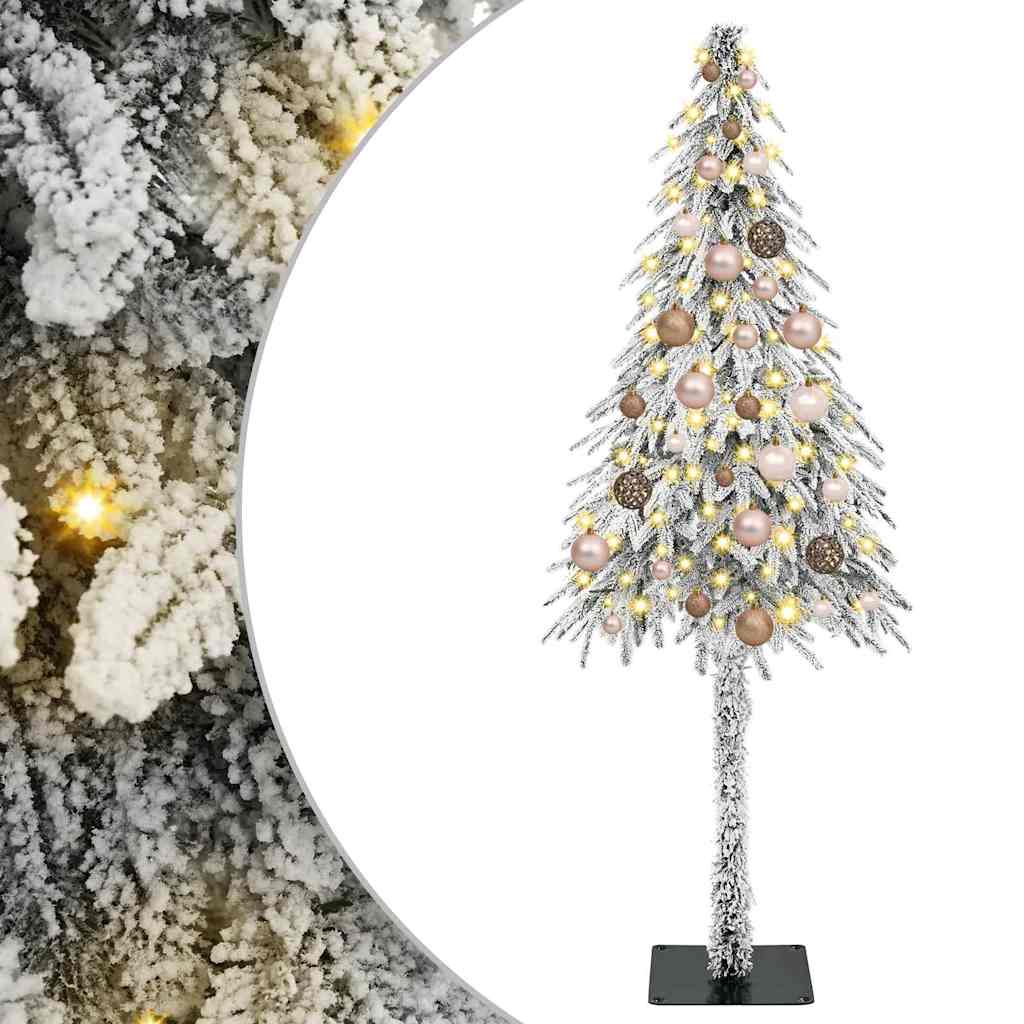 Božićno drvce s 150 LED svjetlima Bijelo 150 cm PE i čelik
