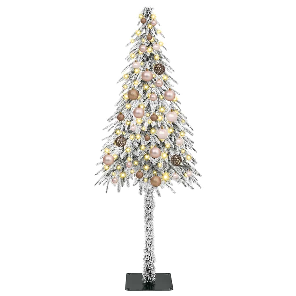Božićno drvce s 150 LED svjetlima Bijelo 150 cm PE i čelik
