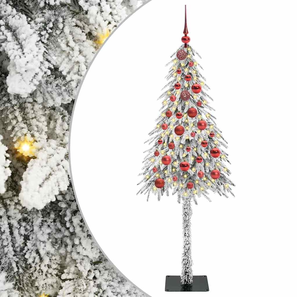 Božićno drvce s 150 LED svjetlima Bijelo 150 cm PE i čelik