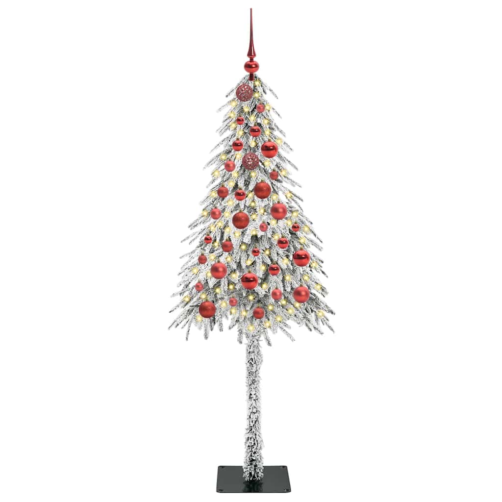 Božićno drvce s 150 LED svjetlima Bijelo 150 cm PE i čelik