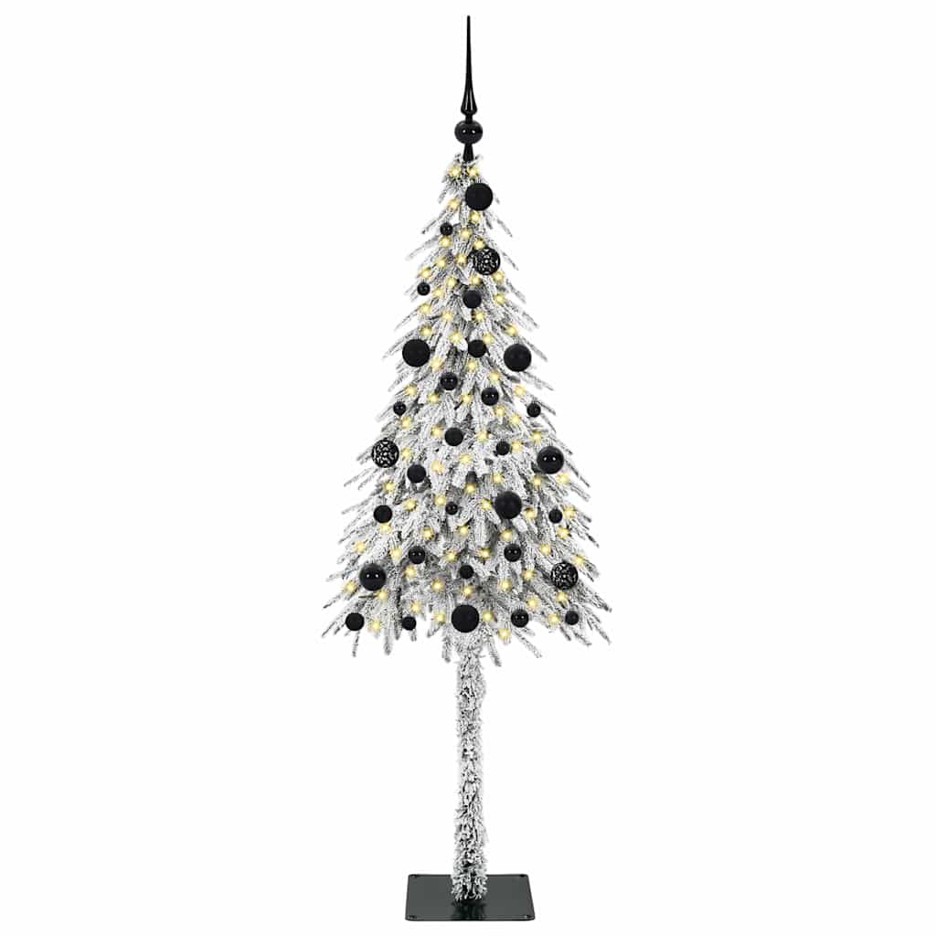 Božićno drvce s 150 LED svjetlima Bijelo 150 cm PE i čelik
