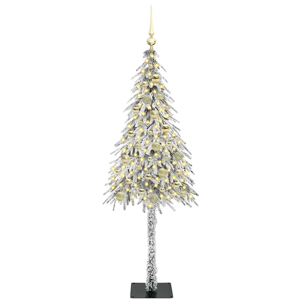 Božićno drvce s 150 LED svjetlima Bijelo 150 cm PE i čelik