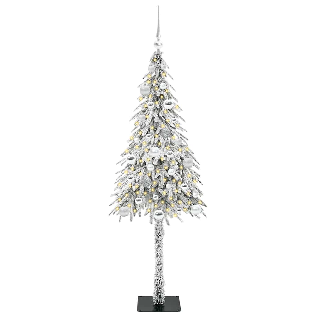 Božićno drvce s 150 LED svjetlima Bijelo 150 cm PE i čelik