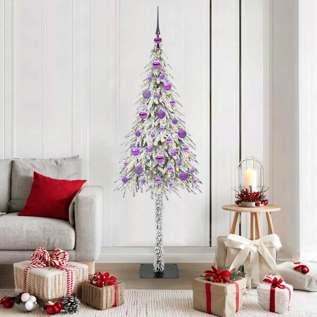 Božićno drvce s 150 LED svjetlima Bijelo 150 cm PE i čelik