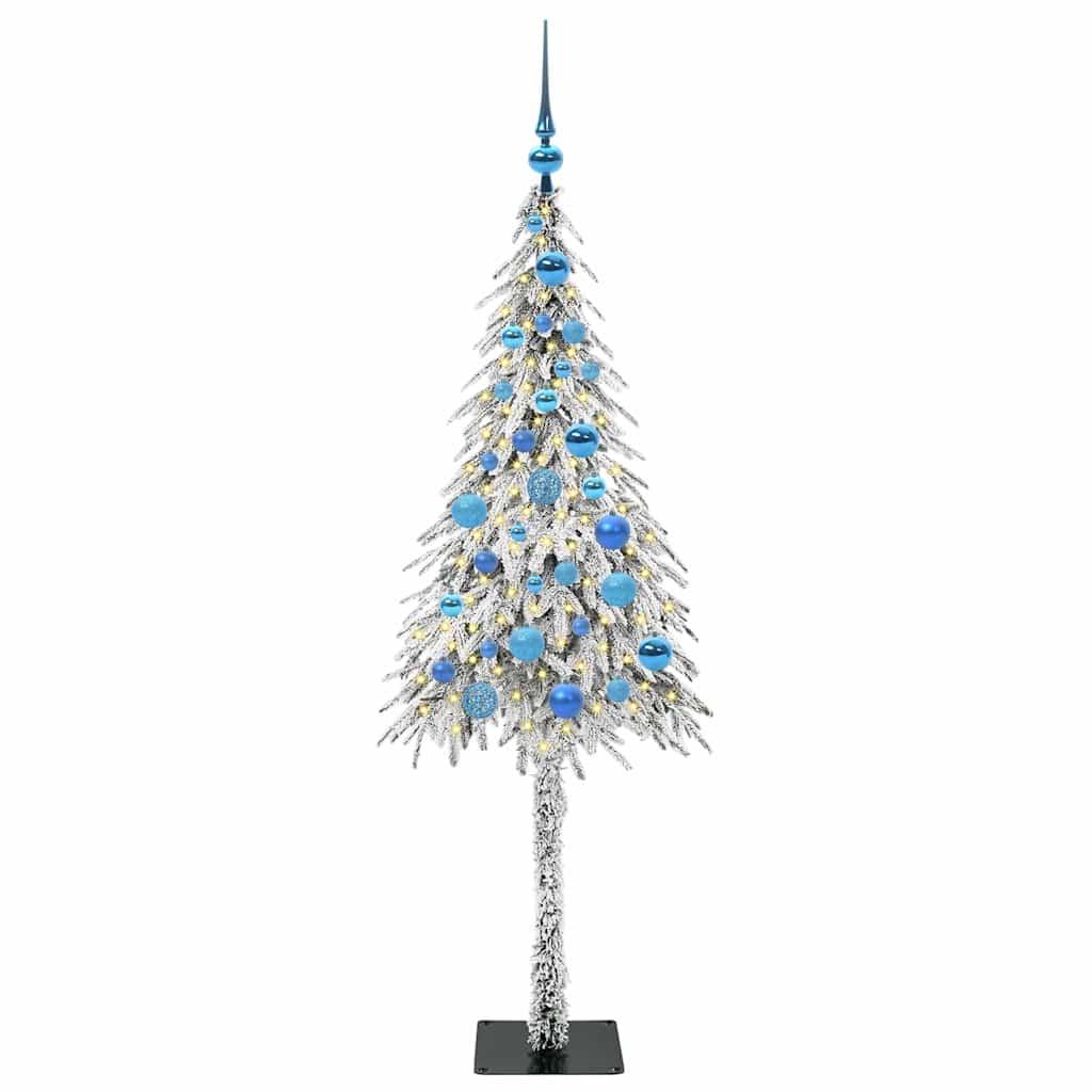 Božićno drvce s 150 LED svjetlima Bijelo 150 cm PE i čelik