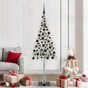 Božićno drvce s 300 LED svjetlima Bijelo 180 cm PE i čelik