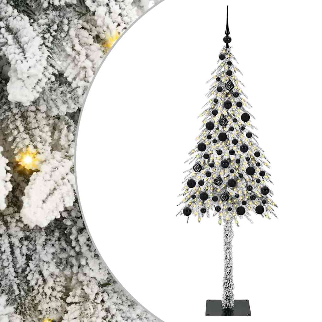 Božićno drvce s 300 LED svjetlima Bijelo 180 cm PE i čelik