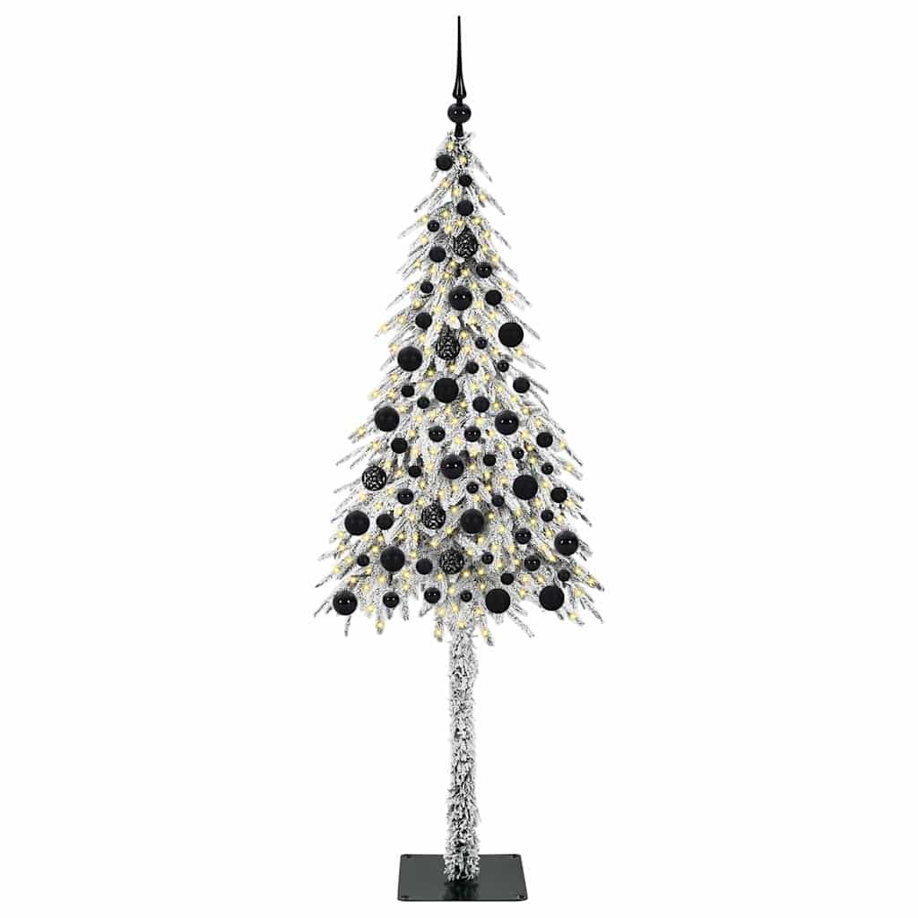 Božićno drvce s 300 LED svjetlima Bijelo 180 cm PE i čelik