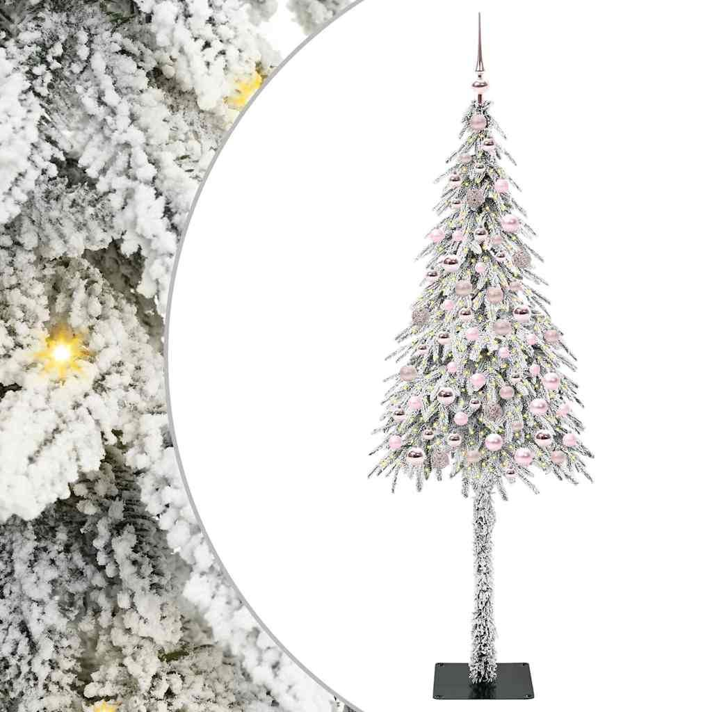 Božićno drvce s 300 LED svjetlima Bijelo 180 cm PE i čelik