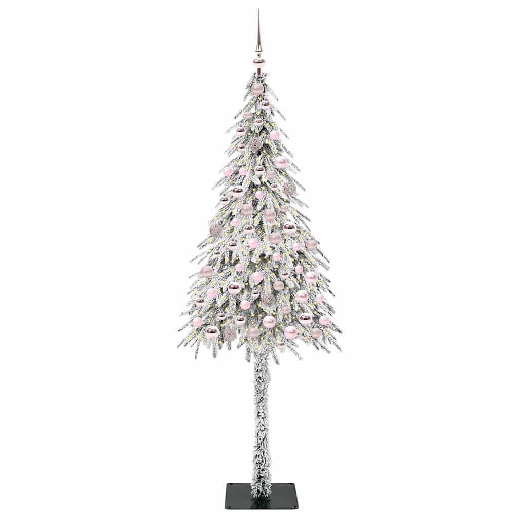 Božićno drvce s 300 LED svjetlima Bijelo 180 cm PE i čelik