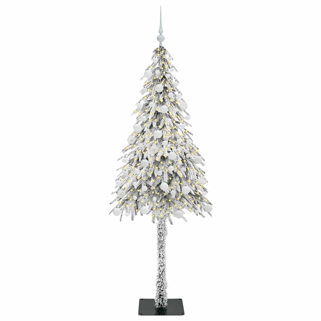 Božićno drvce s 300 LED svjetlima Bijelo 180 cm PE i čelik
