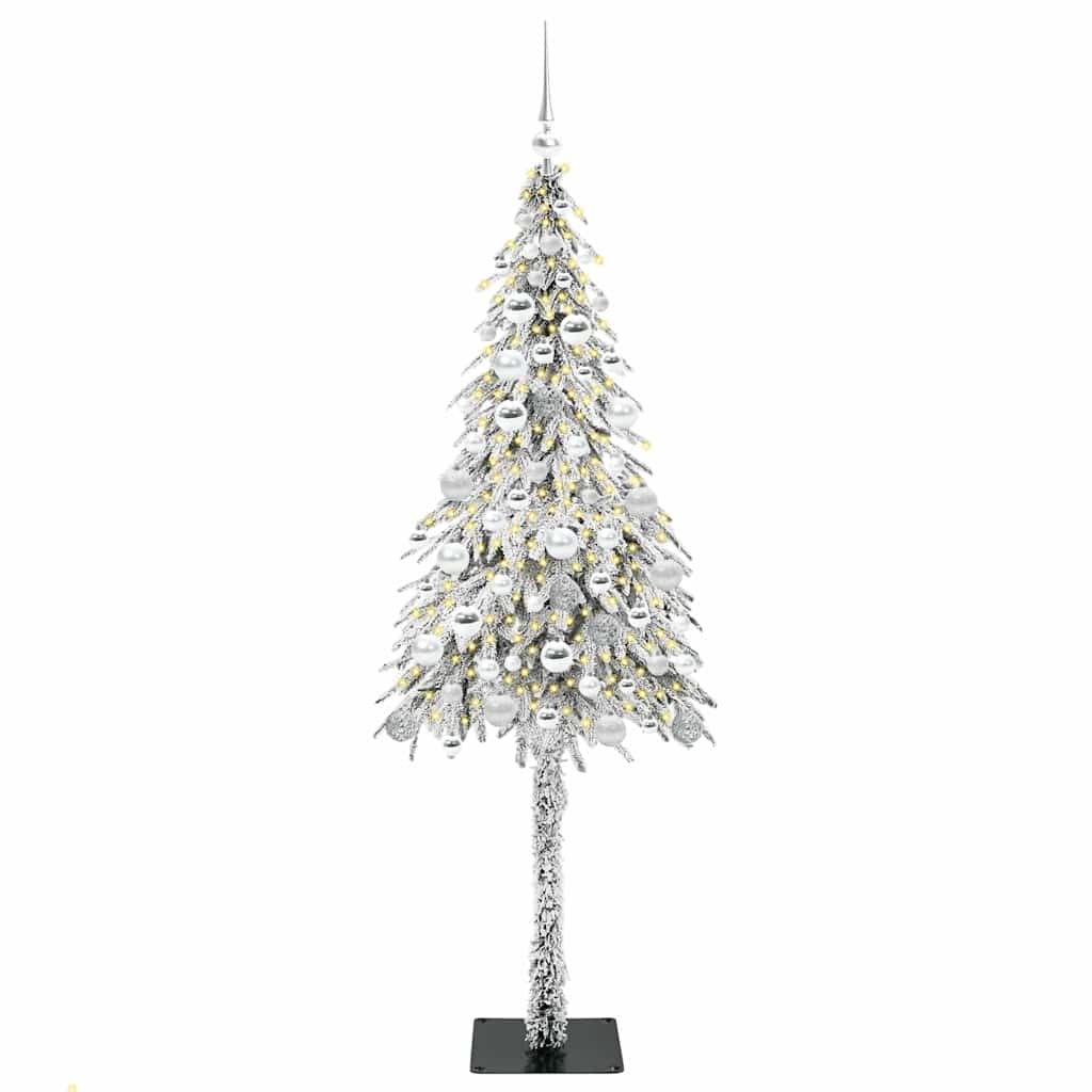 Božićno drvce s 300 LED svjetlima Bijelo 180 cm PE i čelik