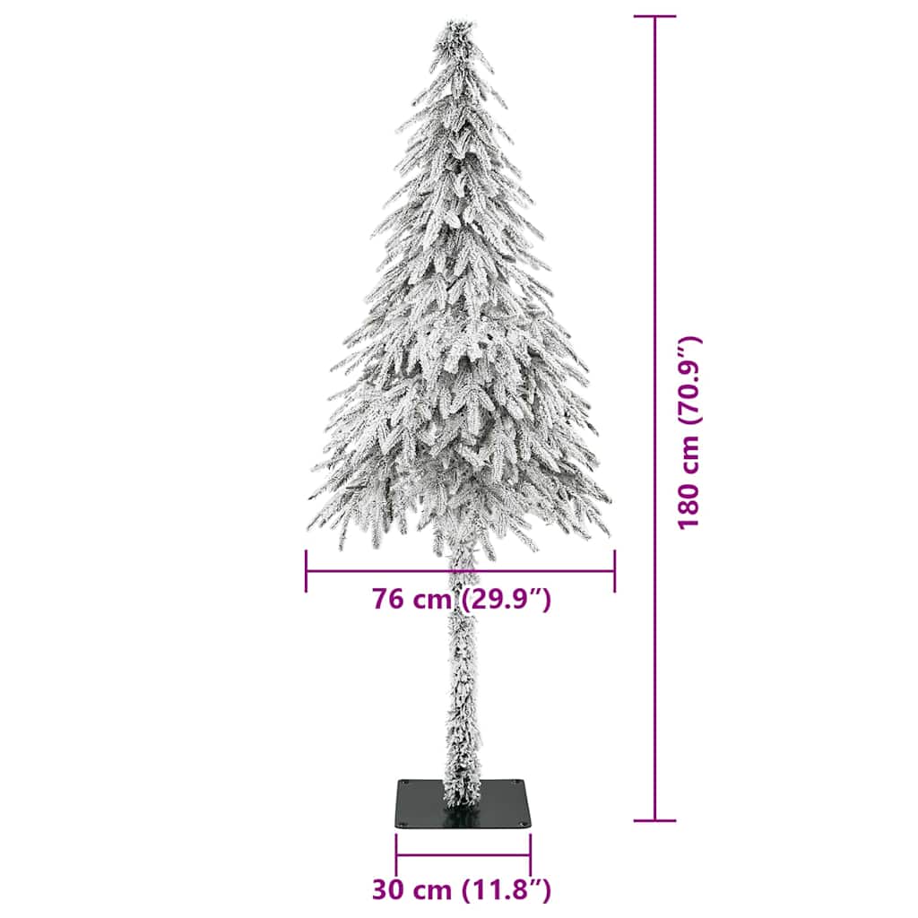 Božićno drvce s 300 LED svjetlima Bijelo 180 cm PE i čelik