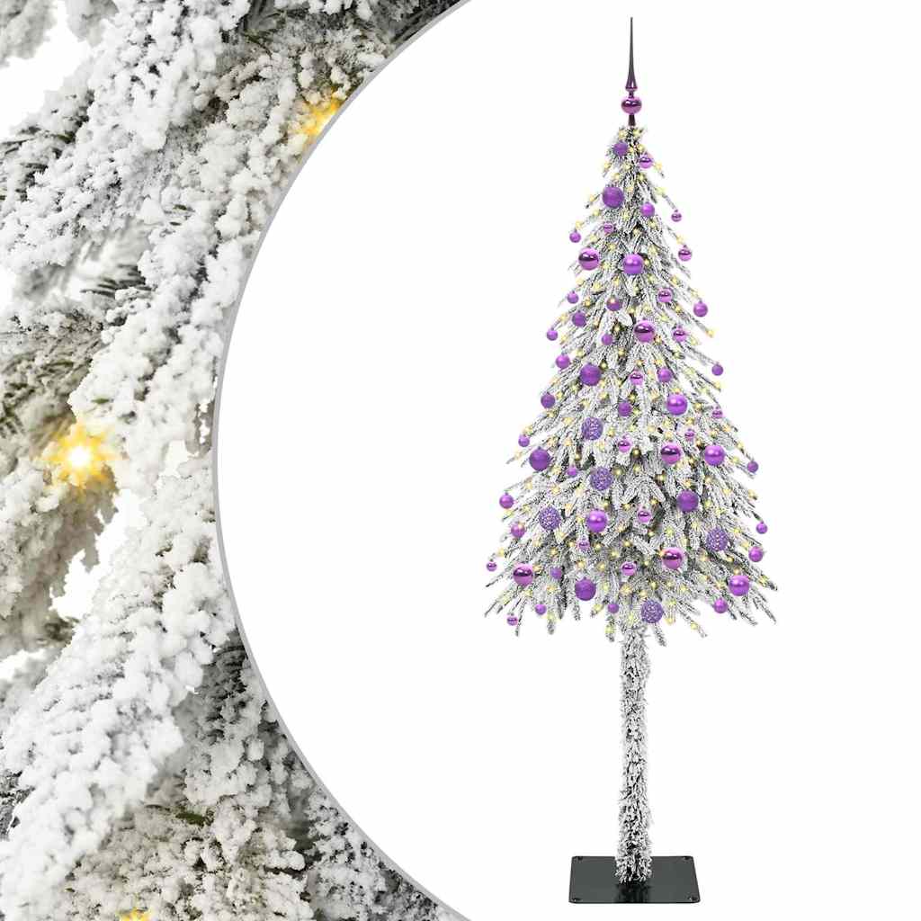 Božićno drvce s 300 LED svjetlima Bijelo 180 cm PE i čelik