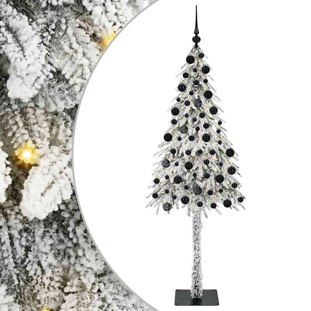 Božićno drvce s 300 LED svjetlima Bijelo 210 cm PE i čelik