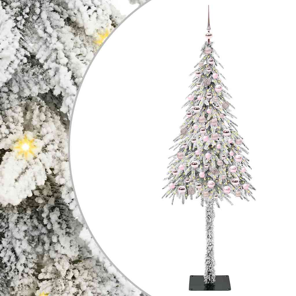 Božićno drvce s 300 LED svjetlima Bijelo 210 cm PE i čelik