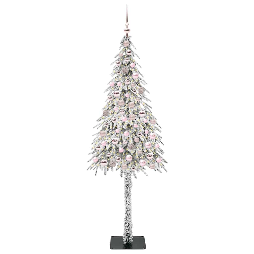 Božićno drvce s 300 LED svjetlima Bijelo 210 cm PE i čelik