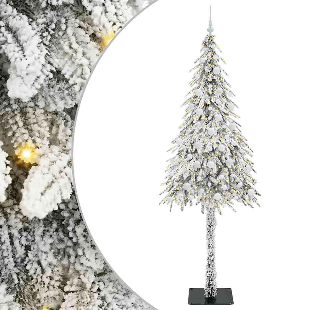 Božićno drvce s 300 LED svjetlima Bijelo 210 cm PE i čelik