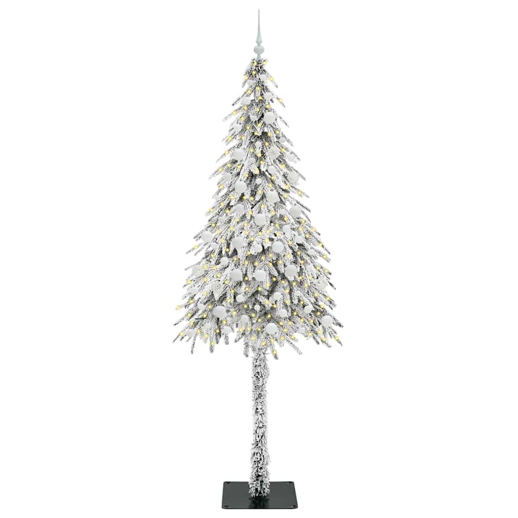 Božićno drvce s 300 LED svjetlima Bijelo 210 cm PE i čelik