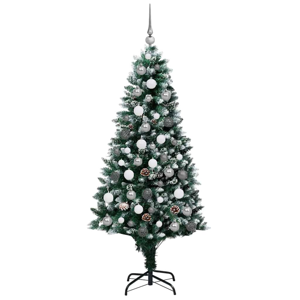 Umjetno božićno drvce Zelena 180 cm PVC i Čelik i Plastika