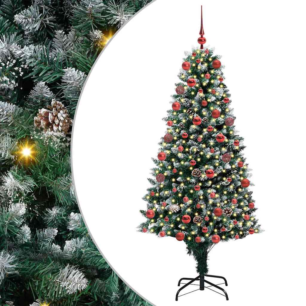 Umjetno božićno drvce Zelena 180 cm PVC i Čelik i Plastika
