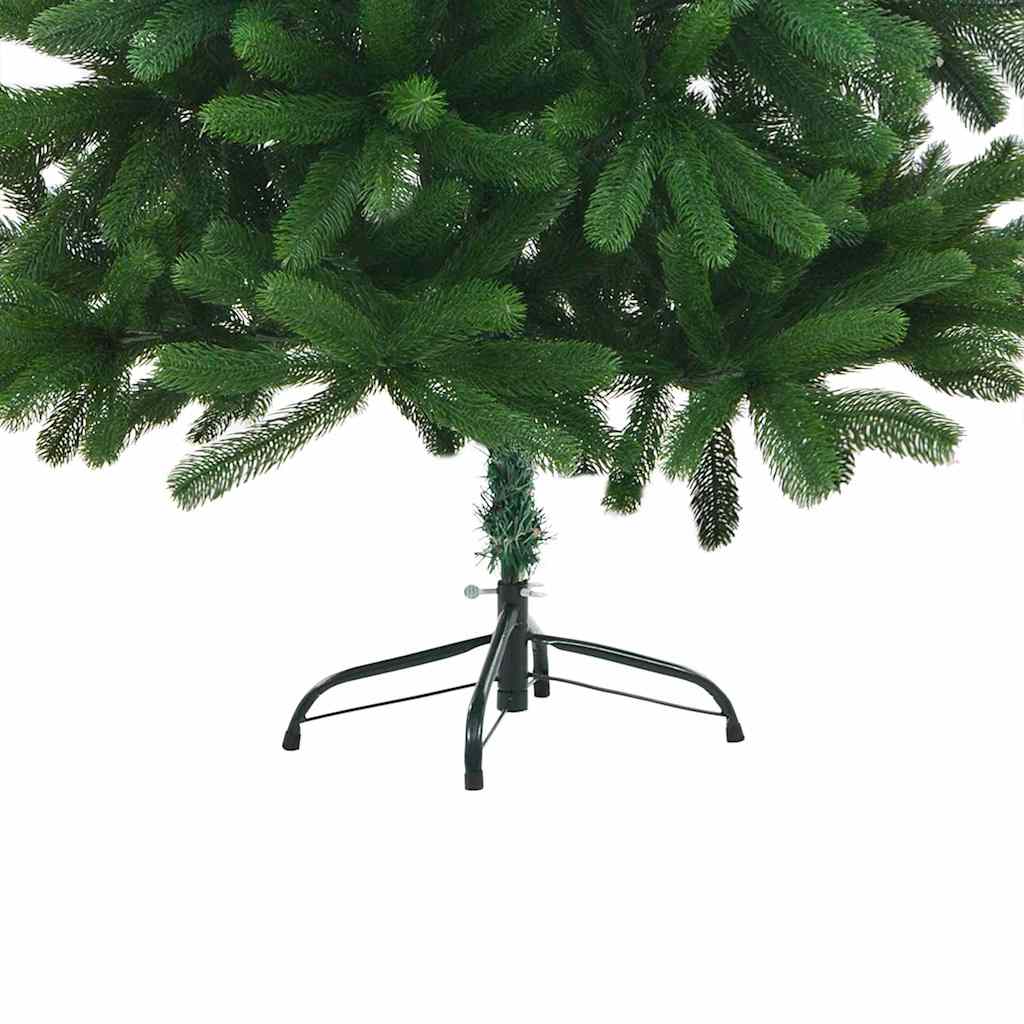 Božićno drvce s 150 LED svjetlima s stalakom Zelena 150 cm PE