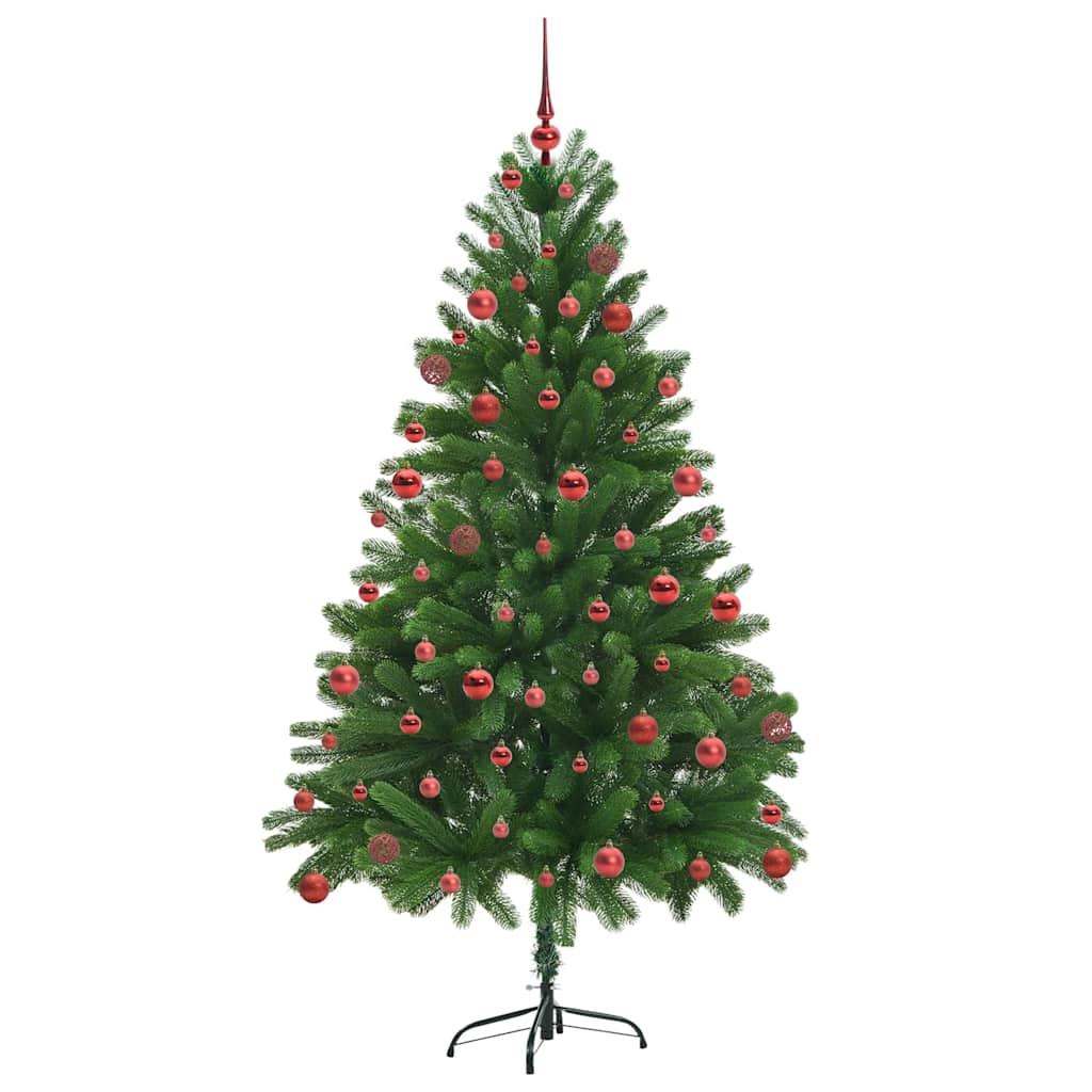 Božićno drvce s 300 LED svjetlima s stalakom Zelena 180 cm PE