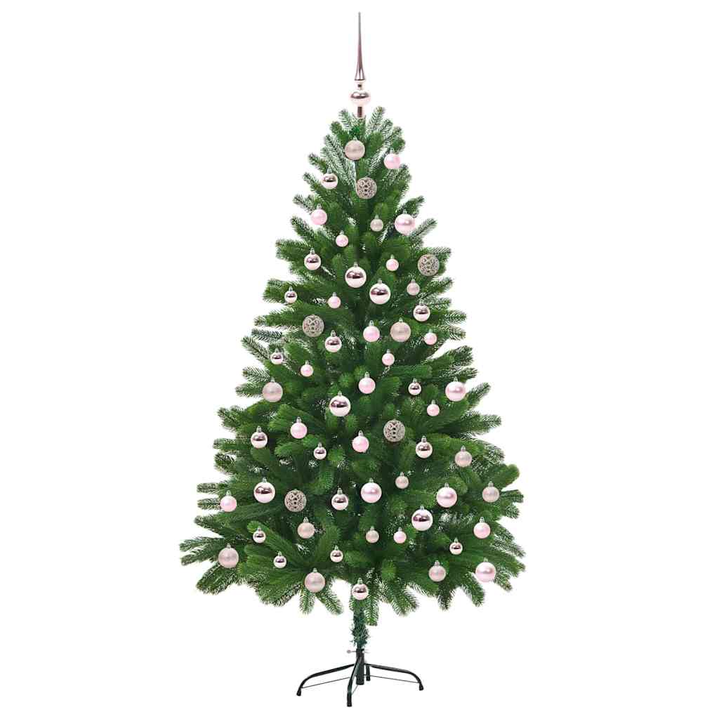 Božićno drvce s 300 LED svjetlima s stalakom Zelena 210 cm PE