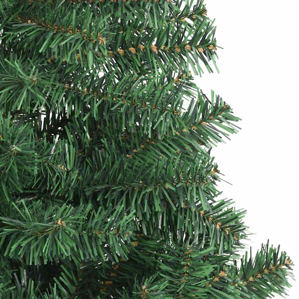 Božićno drvce s 150 LED svjetlima s stalakom Zelena 120 cm PVC